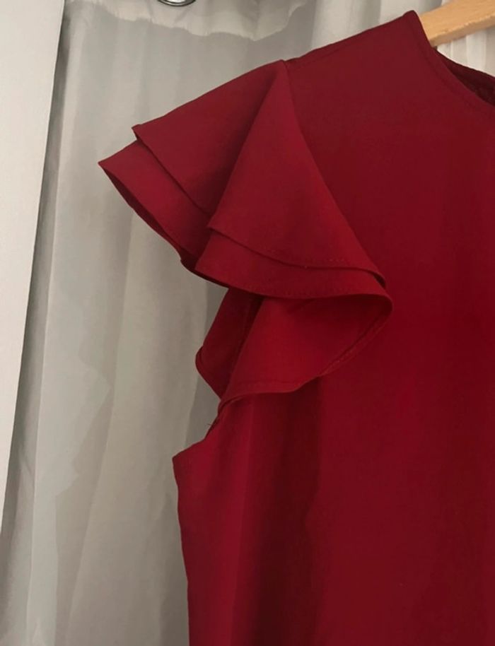 Robe rouge/bordeau - photo numéro 3