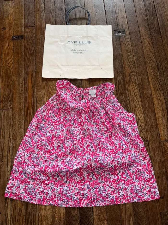blouse liberty Cyrillus 12 ans