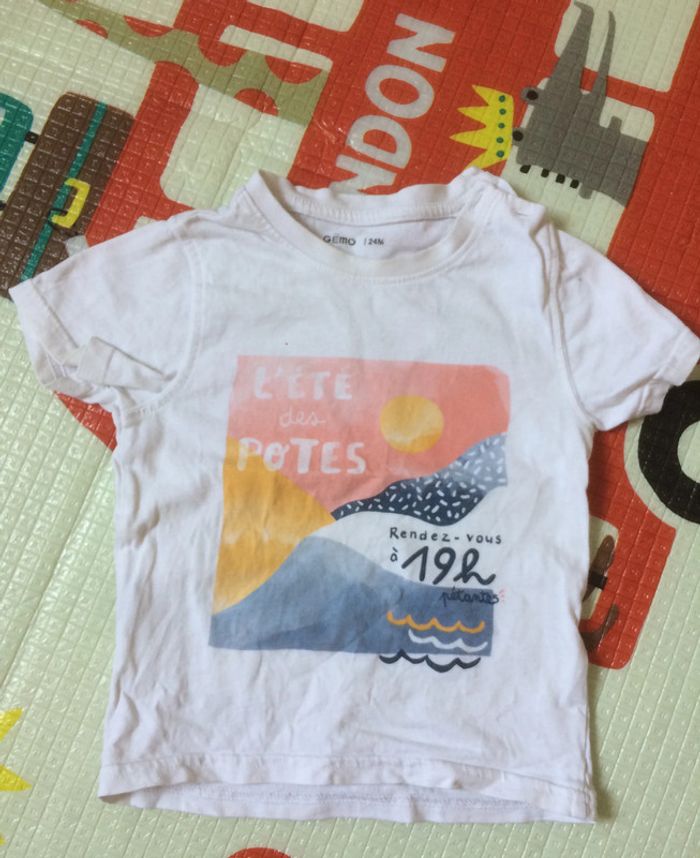 Lot de 7 T-shirts - Taille 86 cm / 24 mois / 2 ans - photo numéro 5