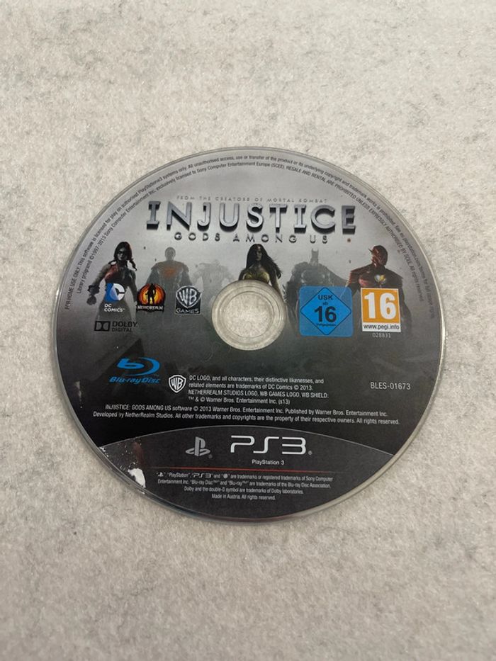 Injustice Gods Among Us Jeu Playstation 3 FR