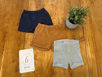 Lot de 3 shorts 6 mois
