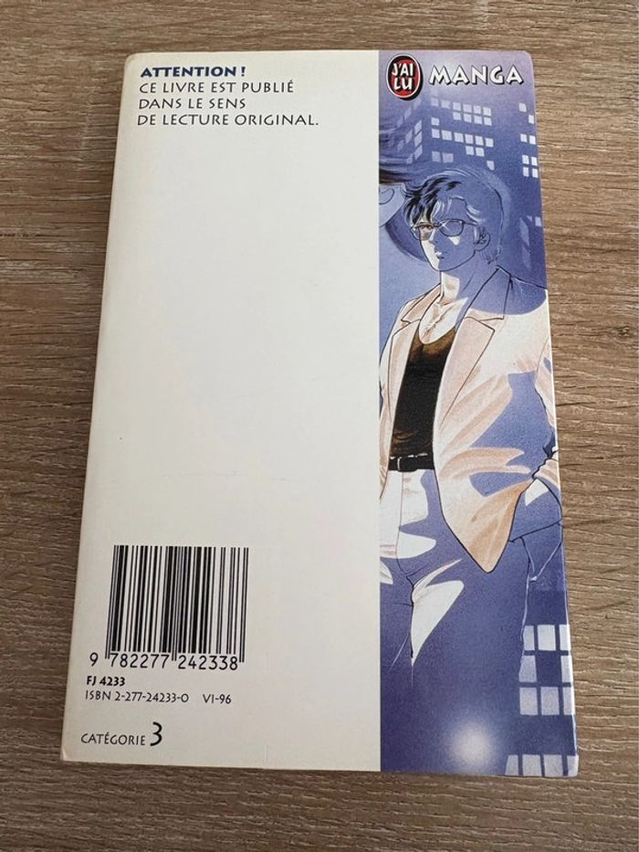 Manga City hunter tome 4 Édition j’ai lu - photo numéro 2