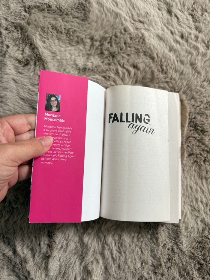 Livre new romance Falling Again Morgane Moncomble - photo numéro 7