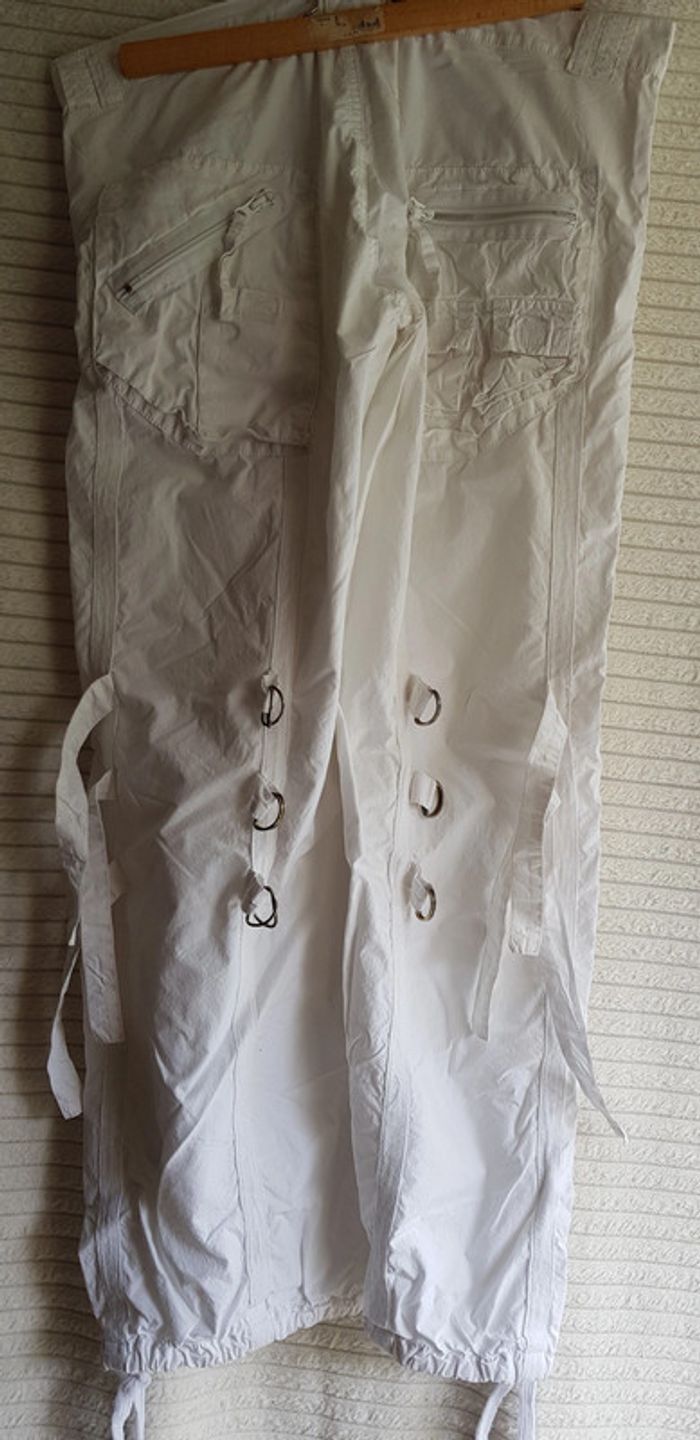 Pantalon blanc sport trailli - photo numéro 2