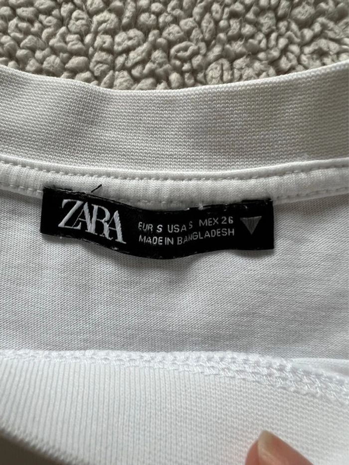 Top blanc Zara - photo numéro 2