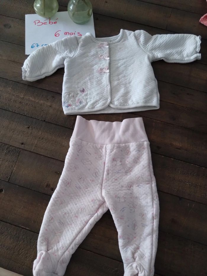 Ensemble bébé fille 6 mois mon premier major 68 cm