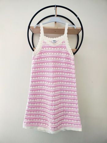 10 ans robe été crochet tape a l'oeil n