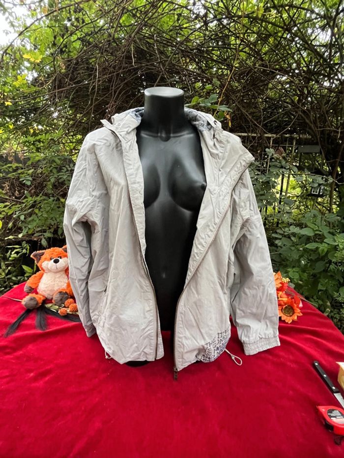 🧥 Veste coupe-vent grise à capuche – OWK – Taille XXL - photo numéro 5
