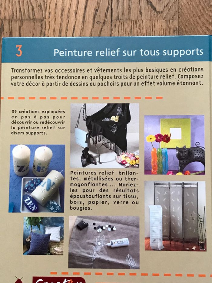 Peinture relief tous supports - Créativa - photo numéro 2