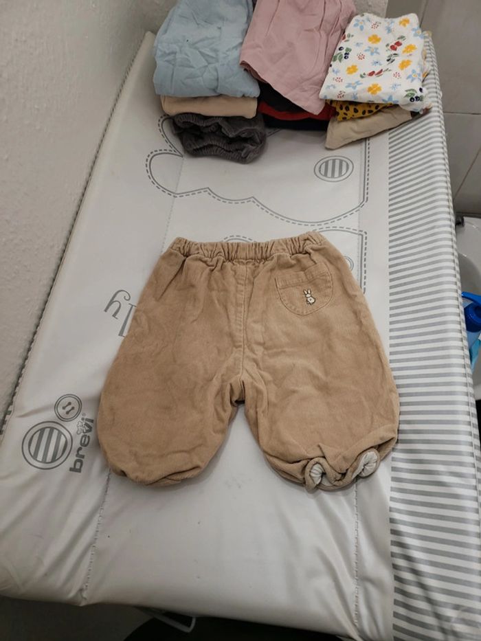 Pantalon marron claire 6M cyrillus - photo numéro 3