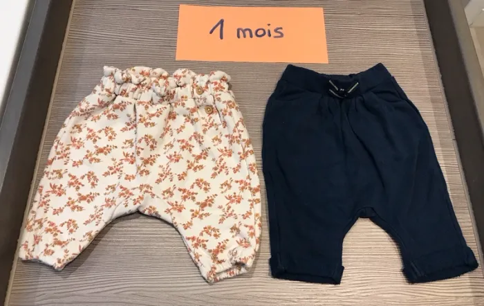 2 pantalons confort sarouel 1 mois TAO