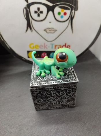 Lps001035 My Littlest Petshop Lps Pet Shop Authentic Gecko Lizard Lézard 111