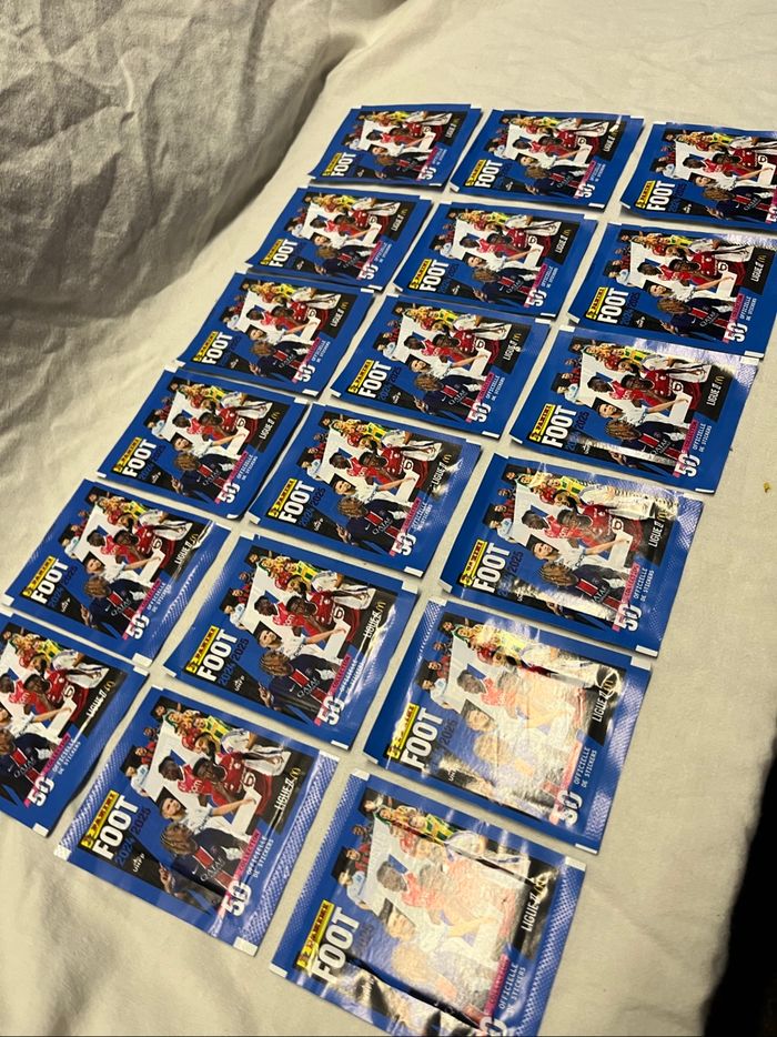 18 pochettes Panini stickers Foot 50 - photo numéro 3