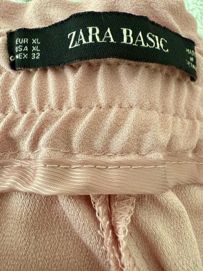 Pantalon léger rose Zara XL - photo numéro 8
