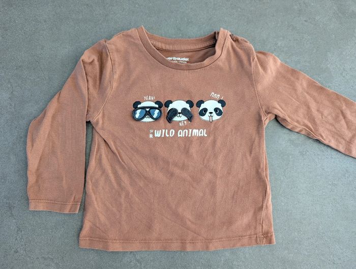đ Lot 5 tee-shirts manches longues â 12 mois â Benetton, Vertbaudet, Orchestra, Smiley - TBE - photo numĂ©ro 9