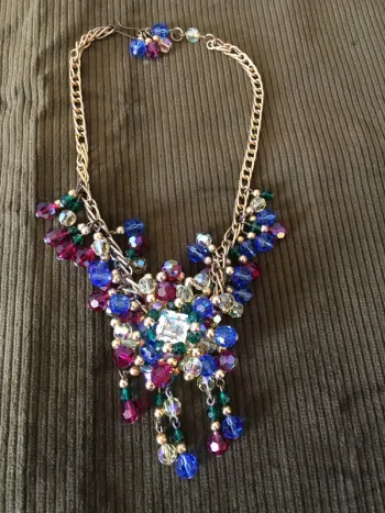 Collier fantaisies cristal