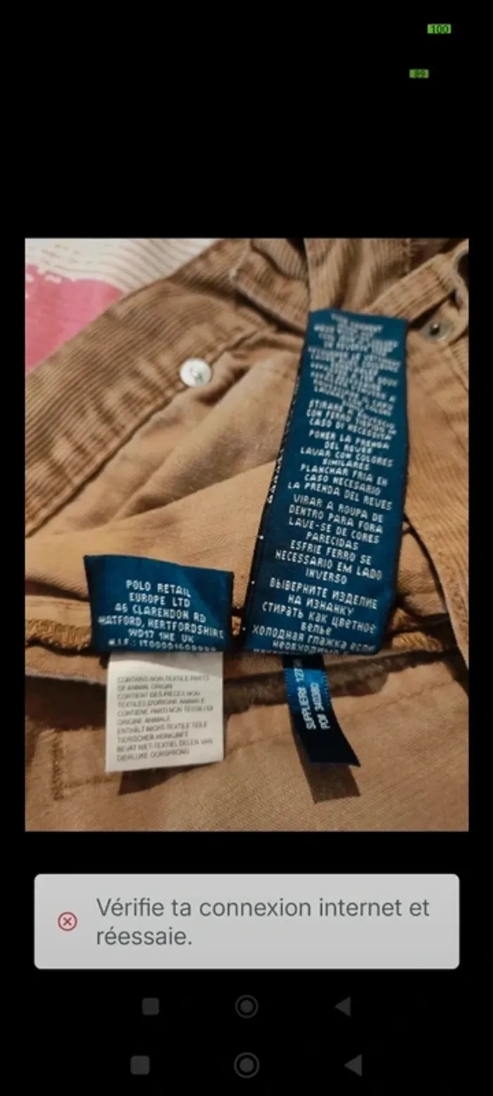 Pantalon Ralph Lauren W28 - photo numéro 7