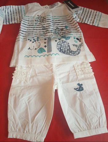 Ensemble 3 pommes Taille 1 mois neuf avec étiquette