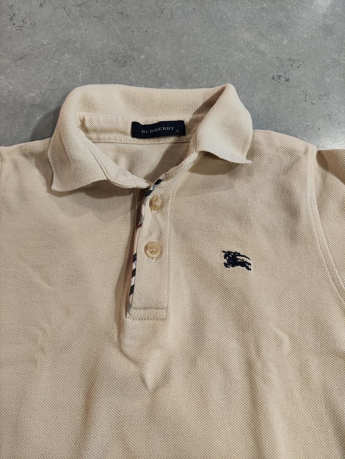 Polo manches longues Burberry enfant – Taille 2 ans - photo numéro 4