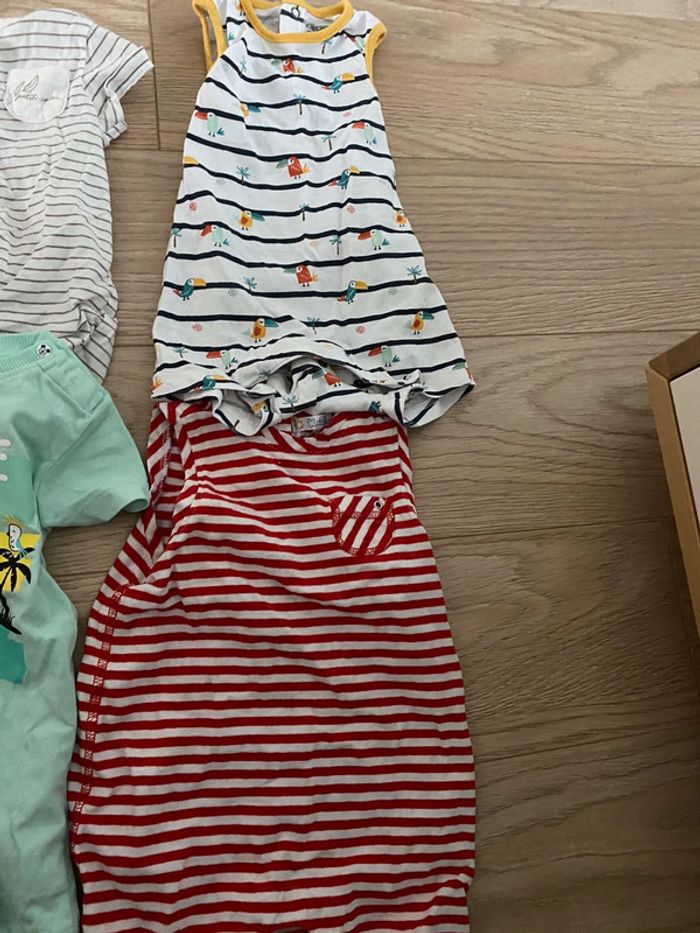 Lot de 6 Combishort très bon etat 6 mois - photo numéro 4