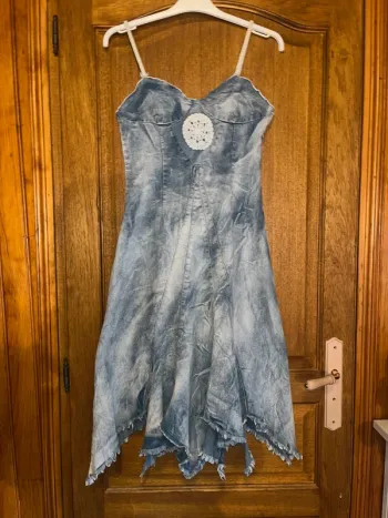 Robe en jeans bohème