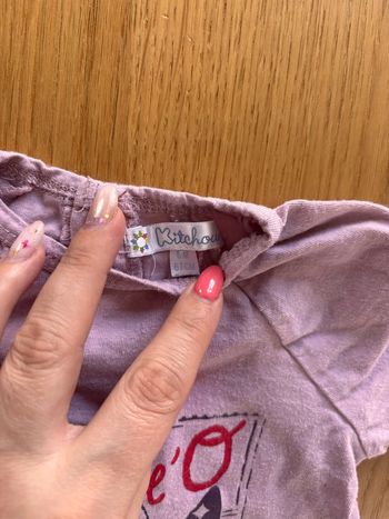 T-shirt chat longues manches 