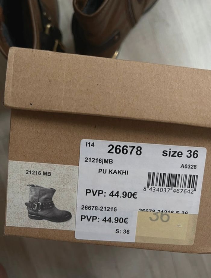 Bottine effet usé d’origine • sonnax • taille 36 - photo numéro 7