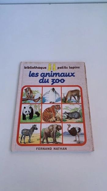 Livre Les animaux du zoo - Nathan 1983