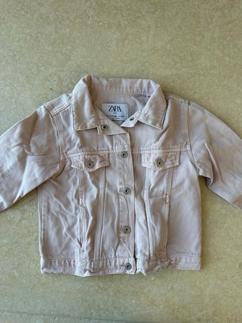 Veste jeans rose 