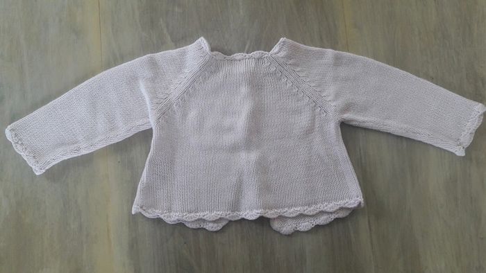 Gilet grain de blé 6 mois - photo numéro 4