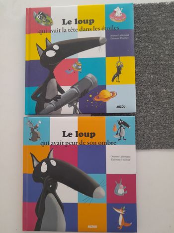 Lot 2 livres le loup mes grands albums