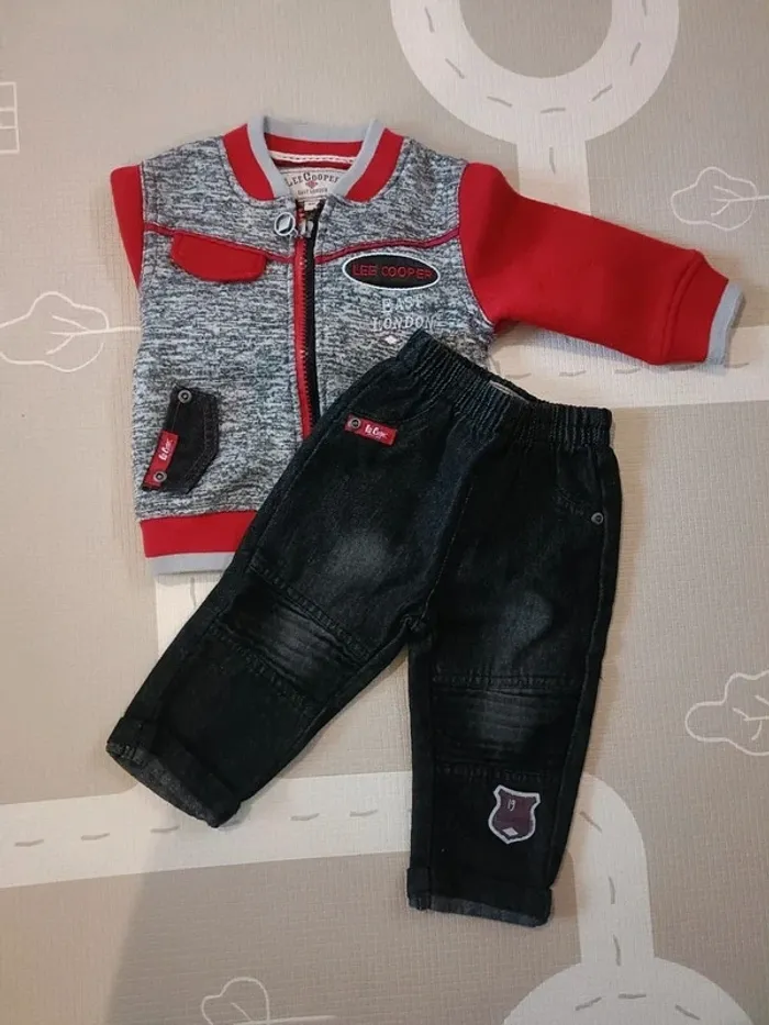 Ensemble veste + pantalon Lee Cooper 6 mois