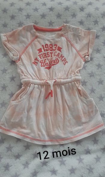 Petite robe à manches courtes 12 mois Complices