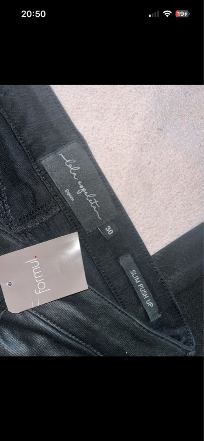 Slim push up en similicuir noir Lola espeleta L/40 si - photo numéro 4