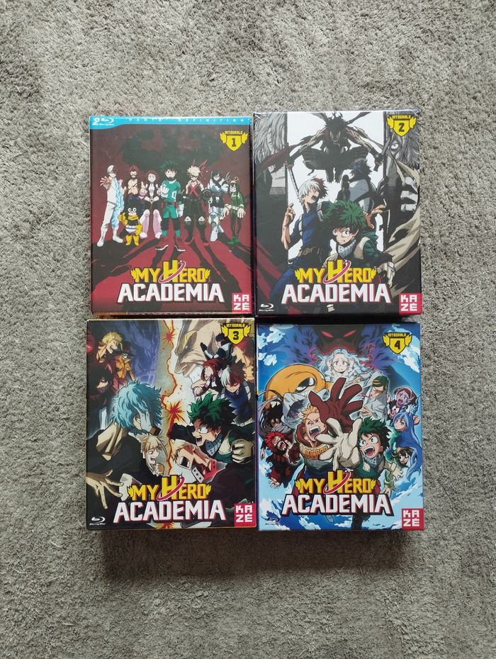 Coffret blu-ray collector saison 1-4 my hero académia