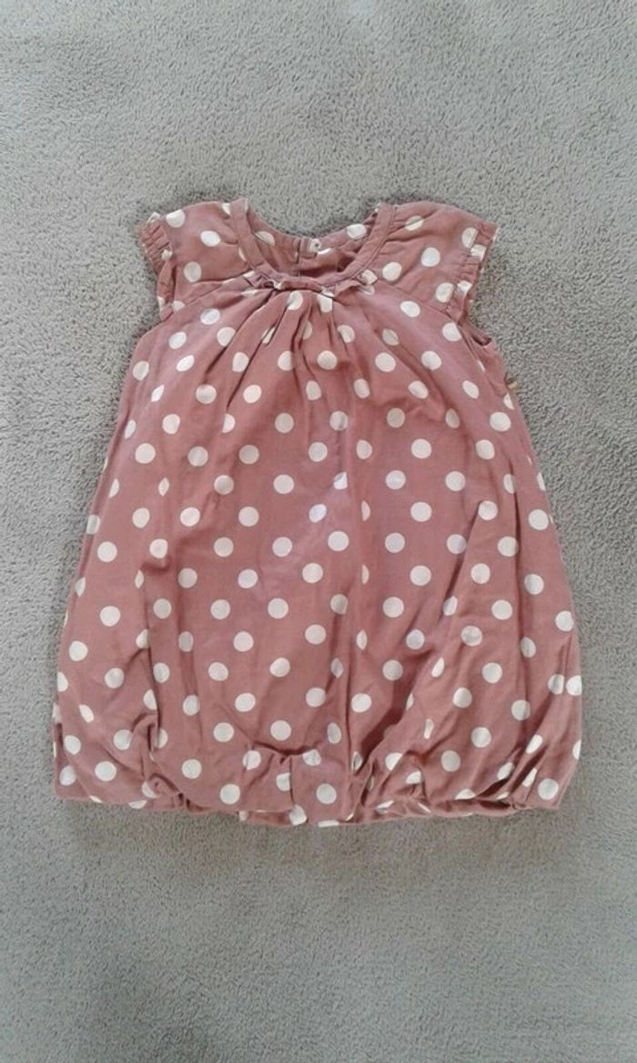 Robe marron a pois Sergent Major 9 mois