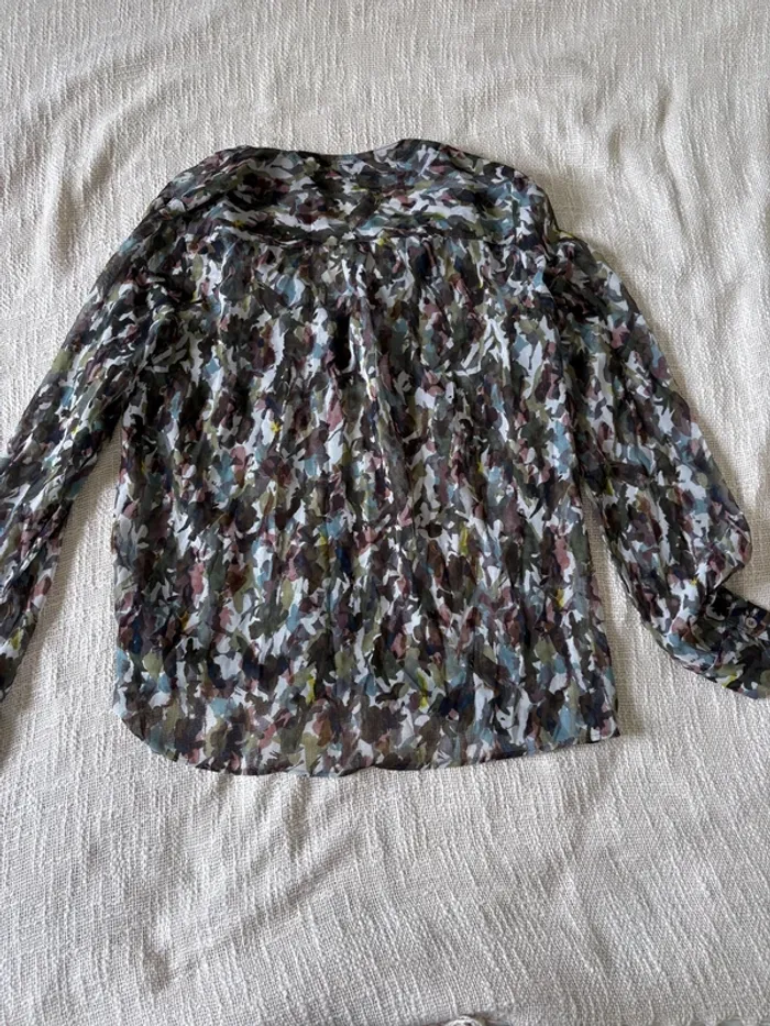 Blouse manches longues IKKS, taille 36 - photo numéro 4