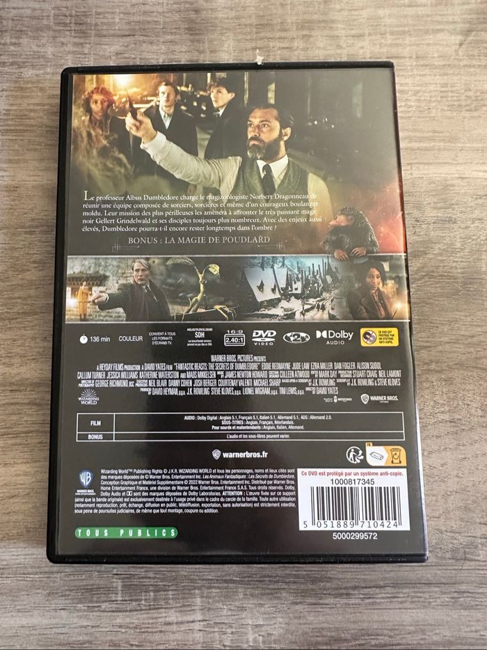 DVD Les Secrets de Dumbledore - photo numéro 2