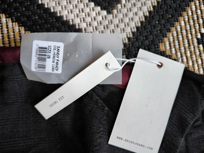 Pantalon REIKO Sandy Fancy – Chino Fit – Taille 38 – Neuf avec Étiquette - photo numéro 4