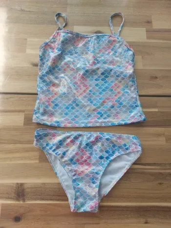 Maillot de bain 2 pièces brillant