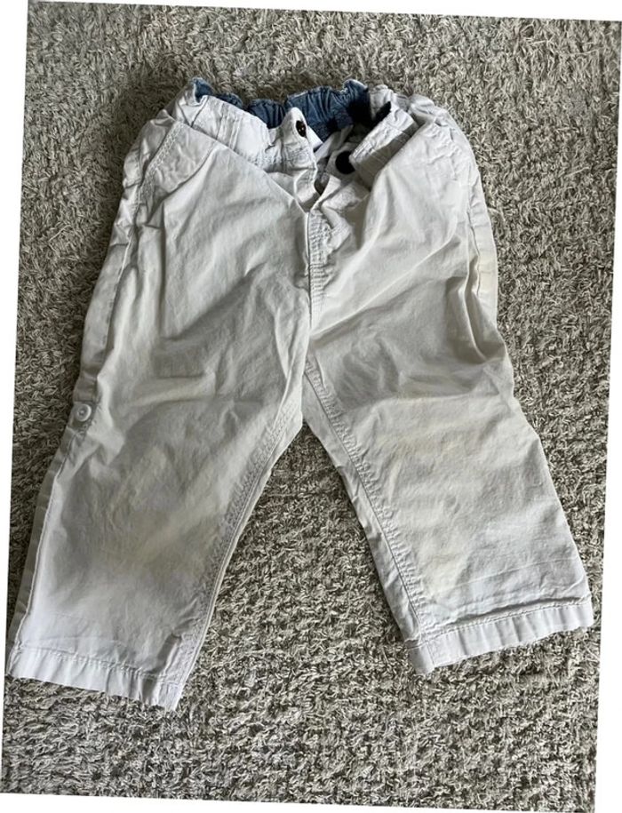 Pantalon blanc taille 18 mois marque Tex