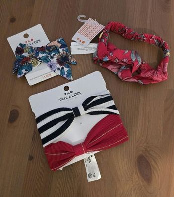 (Neufs non portés) 🏷🥰😍 bandeaux et élastiques a cheveux fille😍🥰