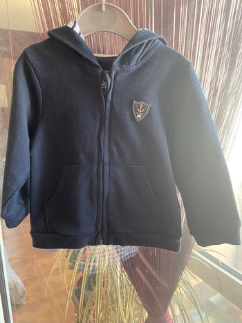 Sweat zippé Vert Baudet 12 mois