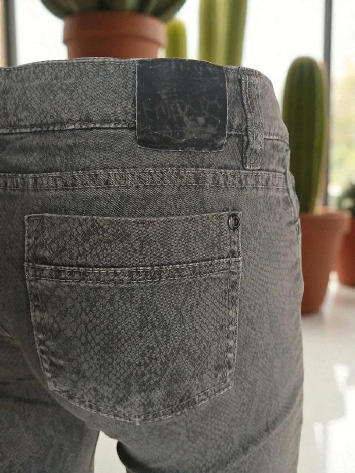 Jean motifs reptile serpent - photo numéro 8