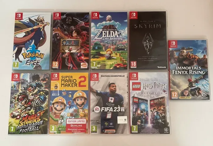 Lot de jeux Nintendo Switch