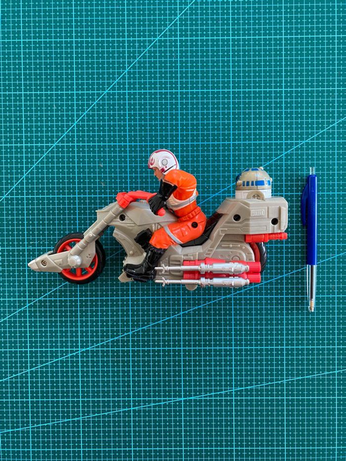 Figurine Star Wars Cutoms - Luke Skywalker's Rebel Chopper - Hasbro 2005