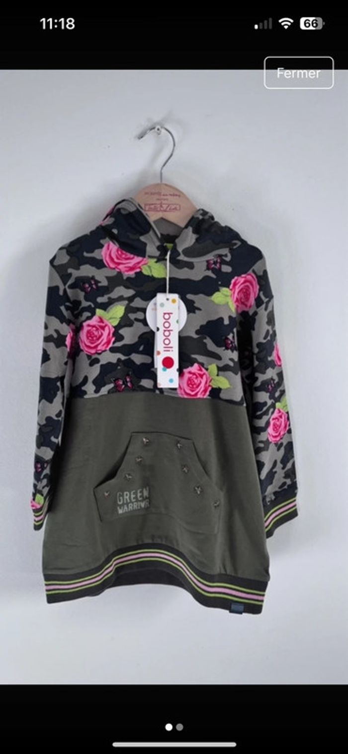 Robe sweat-shirt combinée - photo numéro 2