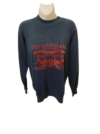 Sweatshirt bleu marine rouge - Levi Strauss & Co - Taille M