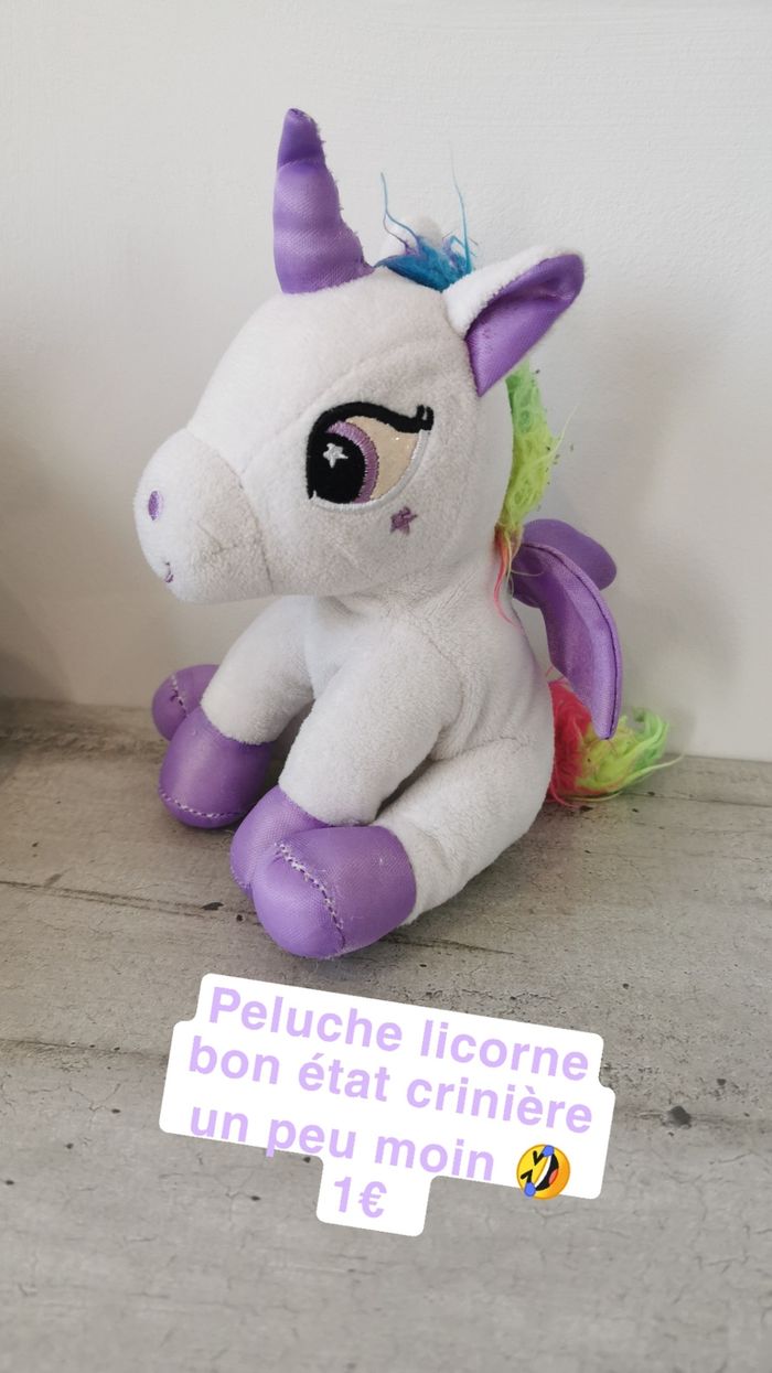 Peluche licorne