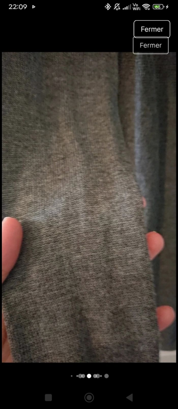 Robe pull grise - photo numéro 3